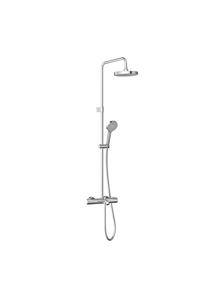 Artema Base Round Duş Sistemi Termostatik Banyo Bataryalı Krom A47303