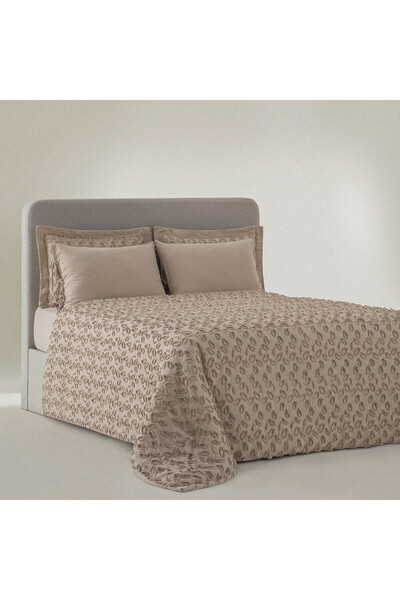 Ecocotton Anka King Size Duvet Cover Set 100% Organic Cotton Muslin Embroider...