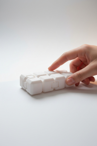 Pazarois Infinity Cube Stress Toy White