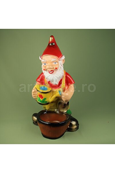 OEM Garden gnome with sprinkler, ornament for garden/gazebo/balcony, 75 cm