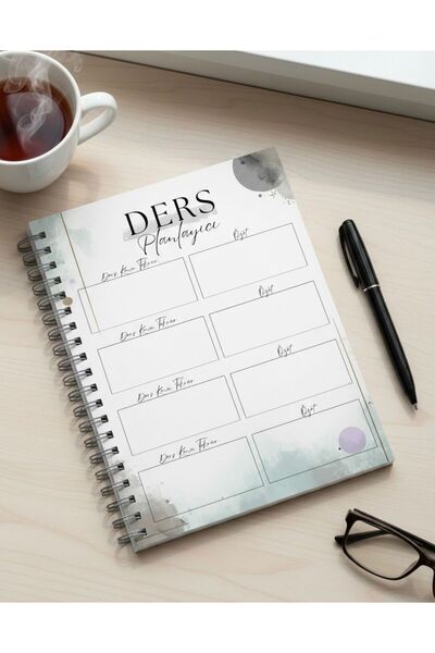 İmajmix A5 Minimal Lesson Tracking Notebook – 120 Gr Thick Paper – 30 Sheets ...