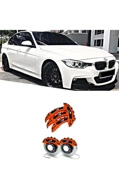 X POWER TUNİNG bmw f30 /17.18.19/ inç jantlar turuncu m logolu kaliper kapağı