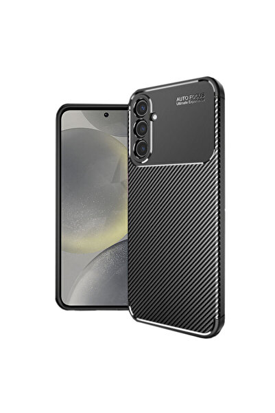 Techsuit Carcasă din fibră de carbon pentru Samsung Galaxy S24, neagră