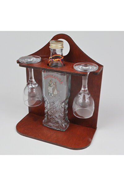 LimArt Minibar with bottle and 2 wine glasses 1x220 ml, 2x50 ml