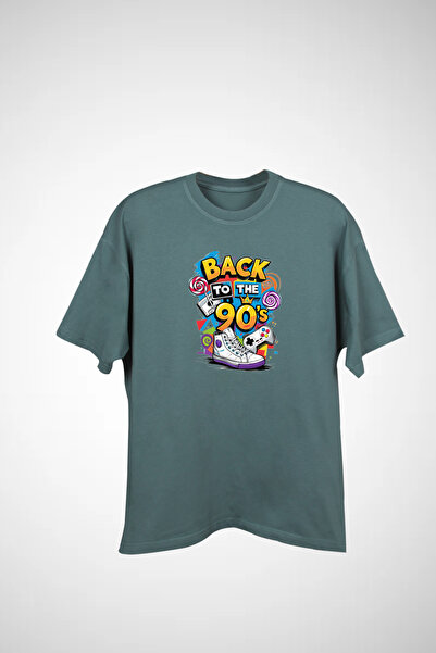 California ST Back to the 90's Printed Oversize T-Shirt 100% Cotton Unisex