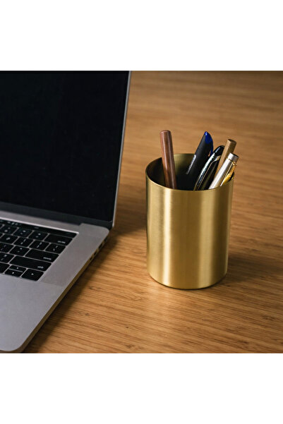 VERRA CONCEPT حامل أقلام ذهبي مصنوع يدويًا من النحاس