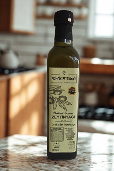 Ekincik Zeytinyağı Ekincik Soğuk Sıkım Zeytinyağı 500Ml 0,6 Asit Analiz Raporlu