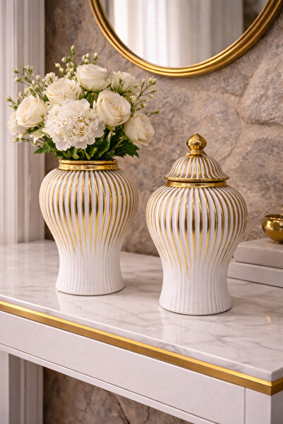 Lucia Cappadocia PORSELEN KÜP VAZO 2 Lİ SET