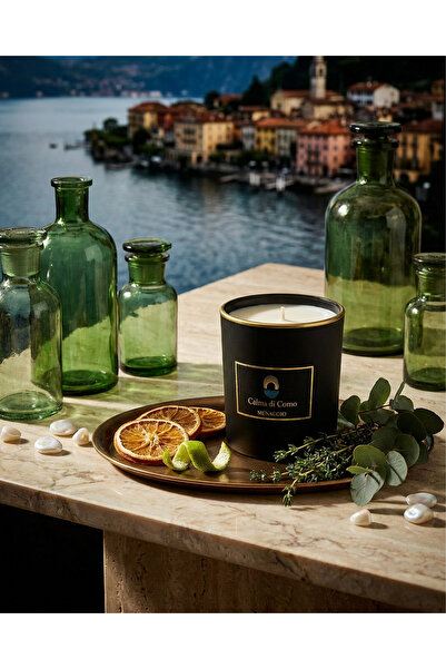 Calma di Como Menaggio Soya Mumu 200 Gr. 45 Saat Cam Tasarım Okaliptüs & Port...