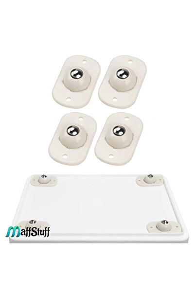 MaffStuff Set 4 role autoadezive pentru mutat mobilă 4.5 x 2.7 x 1 cm