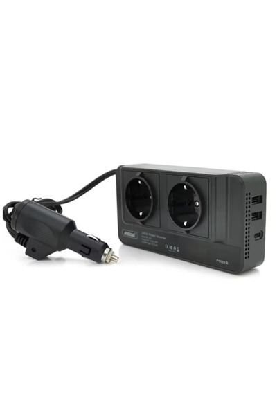 Mihai Invertor de curent auto 300W 12V/220V USB Q CC8200