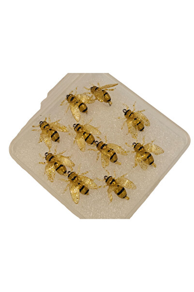 ALDOS Alabalık Kefal Için Fly Sinek ARI Iğne Seti Kutulu 10'lu