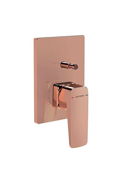 Artema Root Square Built-In Bathroom Faucet Soft Copper A4275229