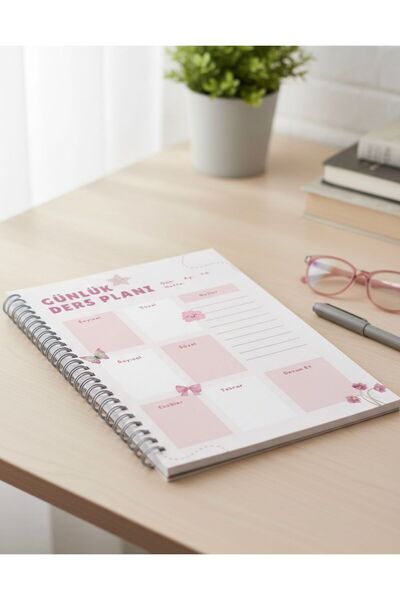 İmajmix A5 Daily Lesson Motivation Planner – 120 g Thick Paper – 30 Sheets 60...