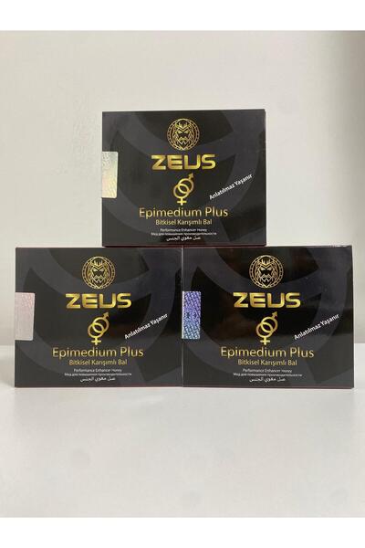 ZEUS Zeusplus Epimediyum Bitkisel Karışımlı Bal 12'li Stik Tek Kullanımlık 3'...