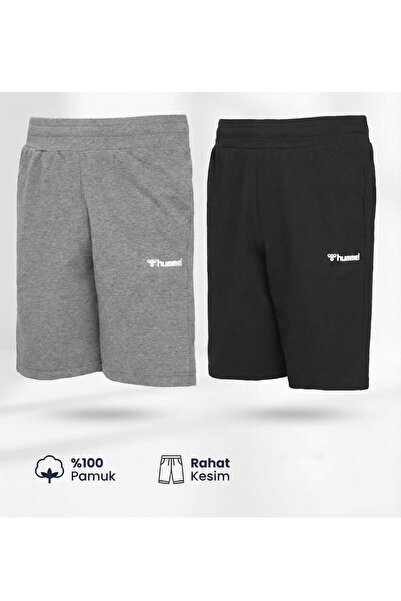 hummel 932511 2-Pack Men's Casual Daily Shorts