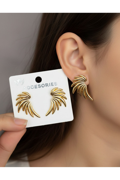 Ervalina Minimal Wing Earrings