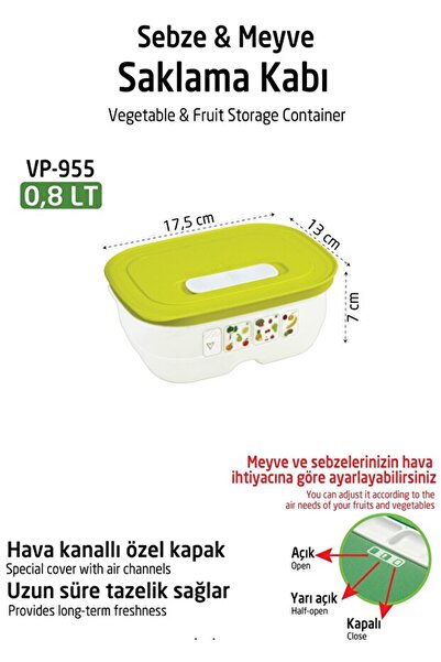 Comprox Greenery Storage Container 2 Liters