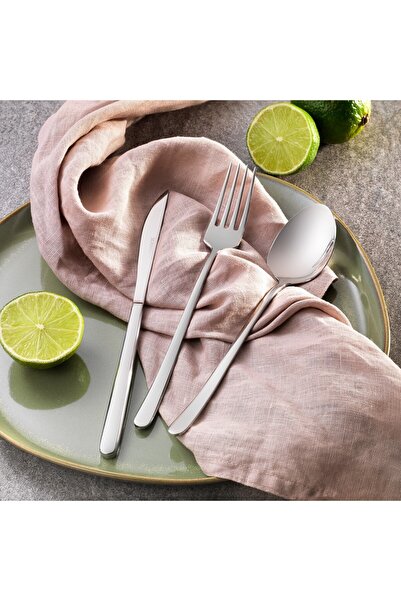 Schafer Hamburg 72 Parça Çatal Kaşık Bıçak Takımı-Gümüş05