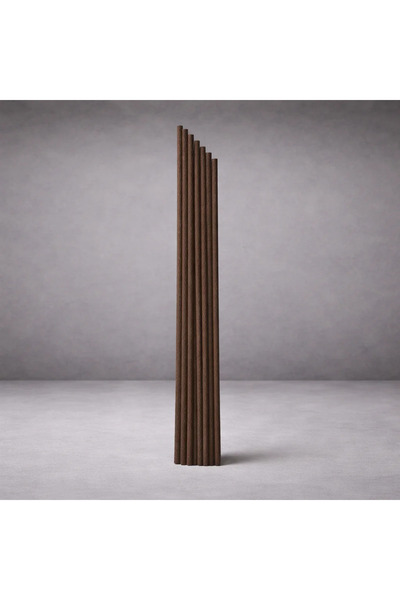 KZN Kahverengi Fiber Bambu Oda Kokusu Çubuğu 24cm (50 Adet)