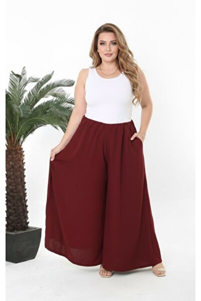 Butik Nilyam Γυναικείο παντελόνι Aerobin μεγάλου μεγέθους με άνετη εφαρμογή, ...