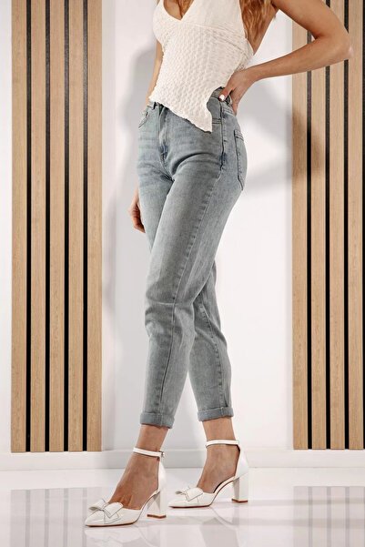Zaira Olga Women's Baggy Fit Jeans Blue #A1381 - XL