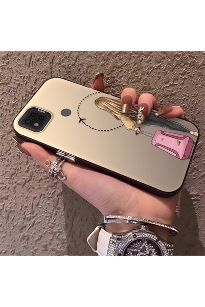 CHICASELUX حافظة هاتف خلفية صلبة من السيليكون متوافقة مع Poco C31 بنمط الطيران
