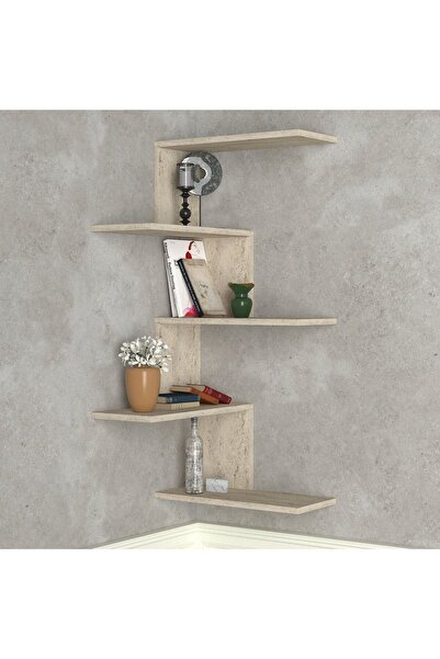 UnicUtil Etajera De Perete, Modern Twist, UnicUtil, 51,5 x 51,5 x 109 cm, Cre...