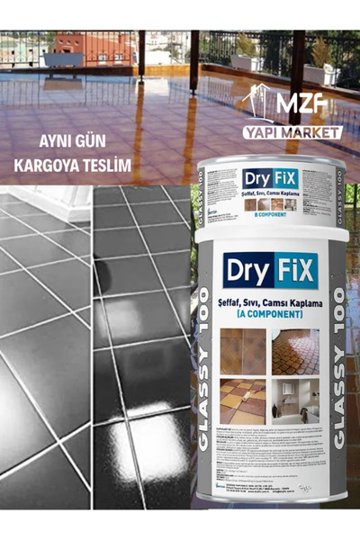 MZF Dryfix Glassy 100 Sıvı Cam Şeffaf Su İzolasyonu