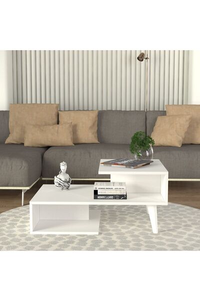 UnicUtil Masa De Cafea, Dynamic Edge, UnicUtil, 90 x 60 x 43,6 cm, Alb, UUMC26