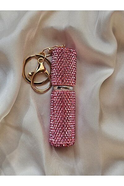 Handmade Doldurulabilir Işıltılı Mini Parfüm Şişesi, Anahtarlık ve Çanta Boy