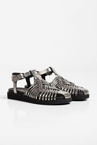 Adım Dünyası Genuine Leather Women's Closed Toe Sandals Summer Casual Comfort...