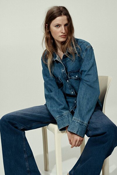 H&M Wide High Waist Jeans