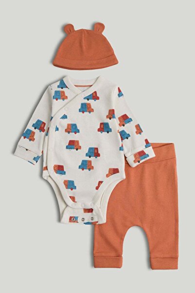 MOTHERCARE بدلة قابلة للتمديد، وبنطلون رياضي، وطقم قبعة