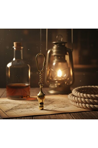 Kuzey Tacı Sailor Series: Genuine Brass Nostalgic Ship Whistle Keychain - Fun...