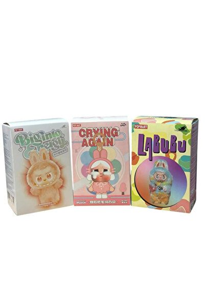 BLACK DİAMOND PLUSH TOY Labubu Pendant Plush+Labubu Energy Plush+Crying Baby ...