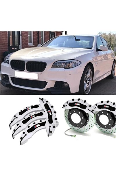 X POWER TUNİNG bmw 5.seri f10 /18.19.20 inç uyumlu beyaz m logolu kaliper kapağı