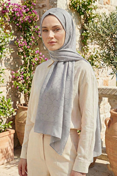 Armine Luxury Sapphire Shawl - Als1Sfr - 51 - Gray