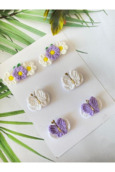 Hand Mother's Since 2024 Newborn Hairless Baby Clips Handmade Set of 6 Organi...