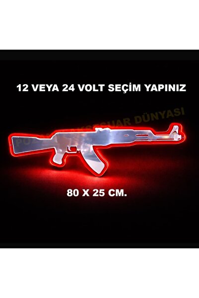 pozantiaksesuardunyasi Tır & Kamyon Yatak Arkası LED Tabela Silah– 12V / 24V ...
