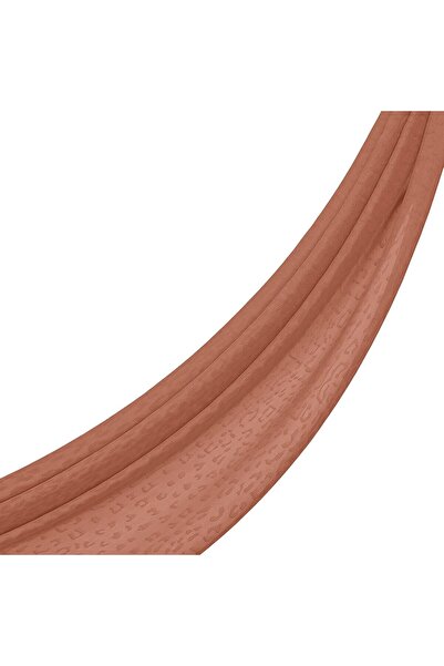 ipekevi Σάλι με Μονόγραμμα - Μοτίβο Λεοπάρ - Χάλκινο