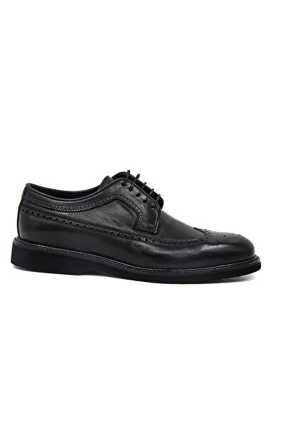 Alberto Rossi 101 6Ym 4672 Men's Classic Shoes - Black