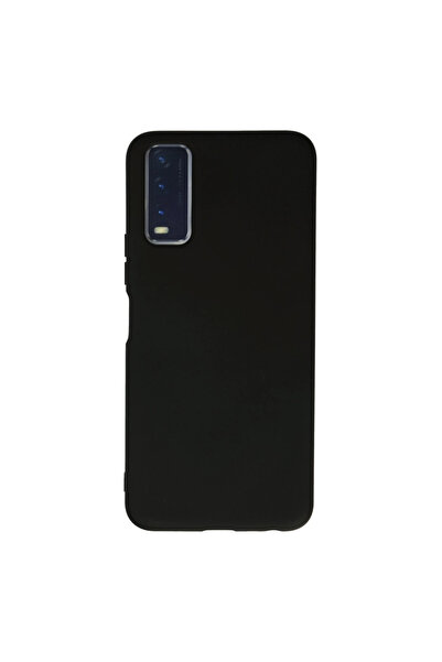 eco port حافظة فيفو Y11s نانو مع داخلية مخملية من السيليكون - أسود