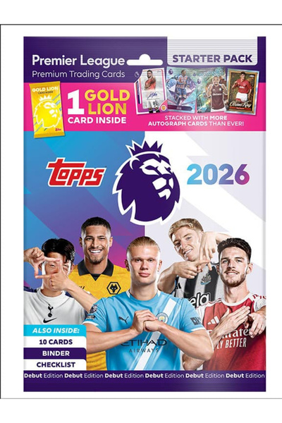 OEM Premier League 2025/26 Trading Cards Starter Pack Topps