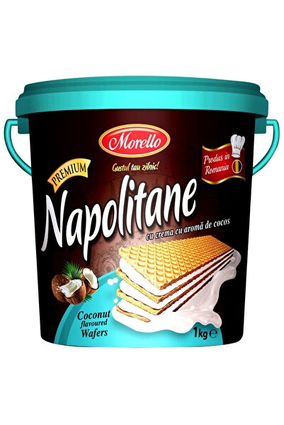 Morello Biscuiți Napolitane cu nucă de cocos 1 kg (pachet original)