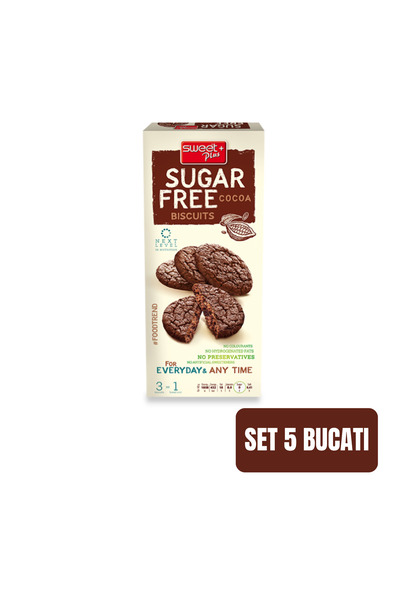 Morello SET 5 PIECES - Sugar-Free Cocoa Biscuits 100 g