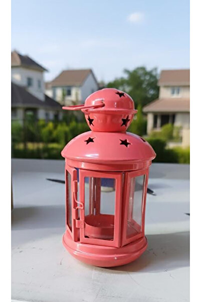 TrentonGCC 12 Pcs Red Candle Holder Lantern Set Decorative Metal Tealight Par...