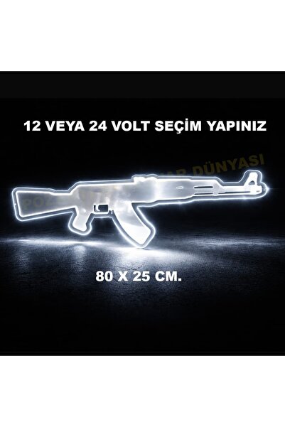 pozantiaksesuardunyasi Tır & Kamyon Yatak Arkası LED Tabela Silah– 12V / 24V ...