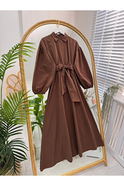 onix Şimal Elbise Brown