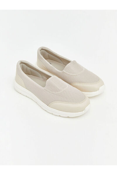 LC Waikiki Beige Mesh Detailed Women's Sports Shoes